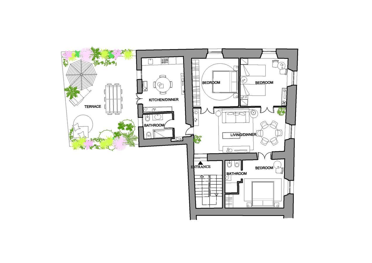 Mami'S Home Trastevere Apt With Private Terrace Rzym Zewnętrze zdjęcie
